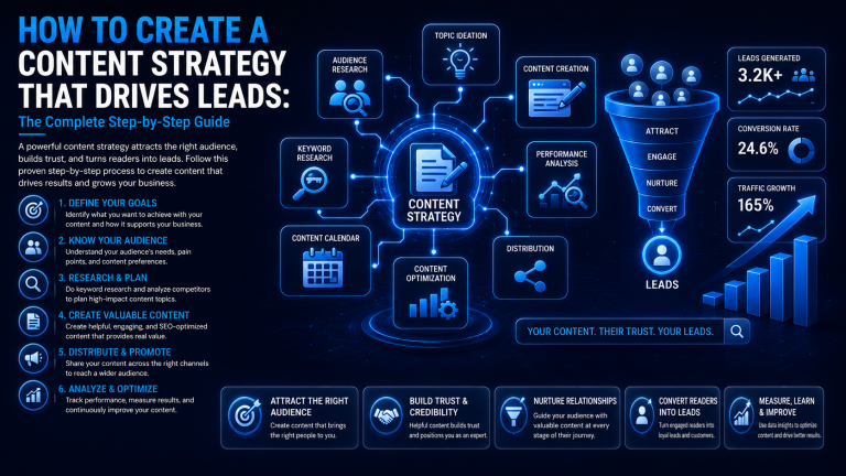 How to Create a Content Strategy That Drives Leads: The Complete Step-by-Step Guide